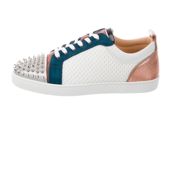 NWT Christian Louboutin red bottom sneakers size 43.5/Us10.5 - Picture 7 of 9